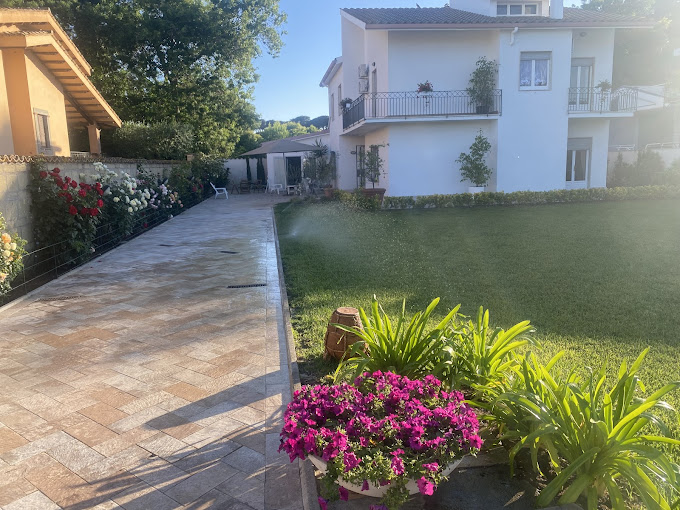 Entrance Walkway and Guest Gates
